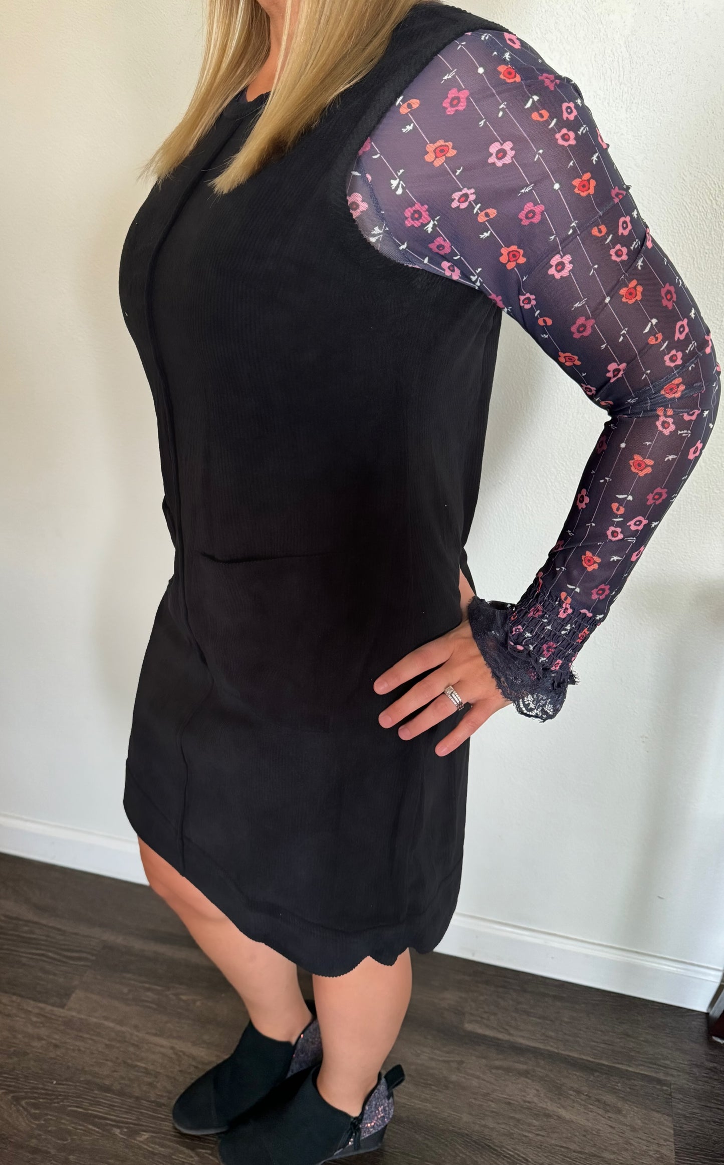Corduroy Mini Dress