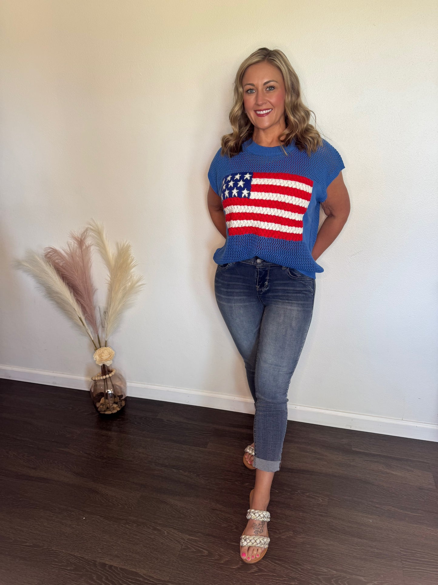 Knitted Flag Top