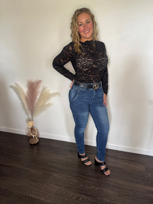 After Dark Lace Top