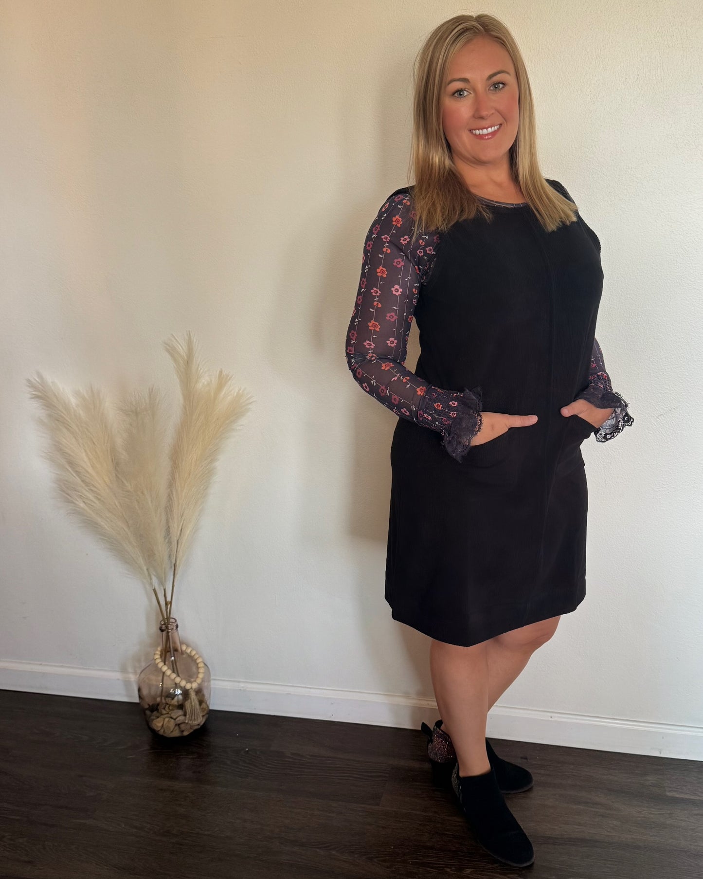 Corduroy Mini Dress