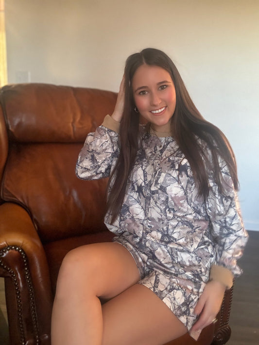 Casual Camo Print Set